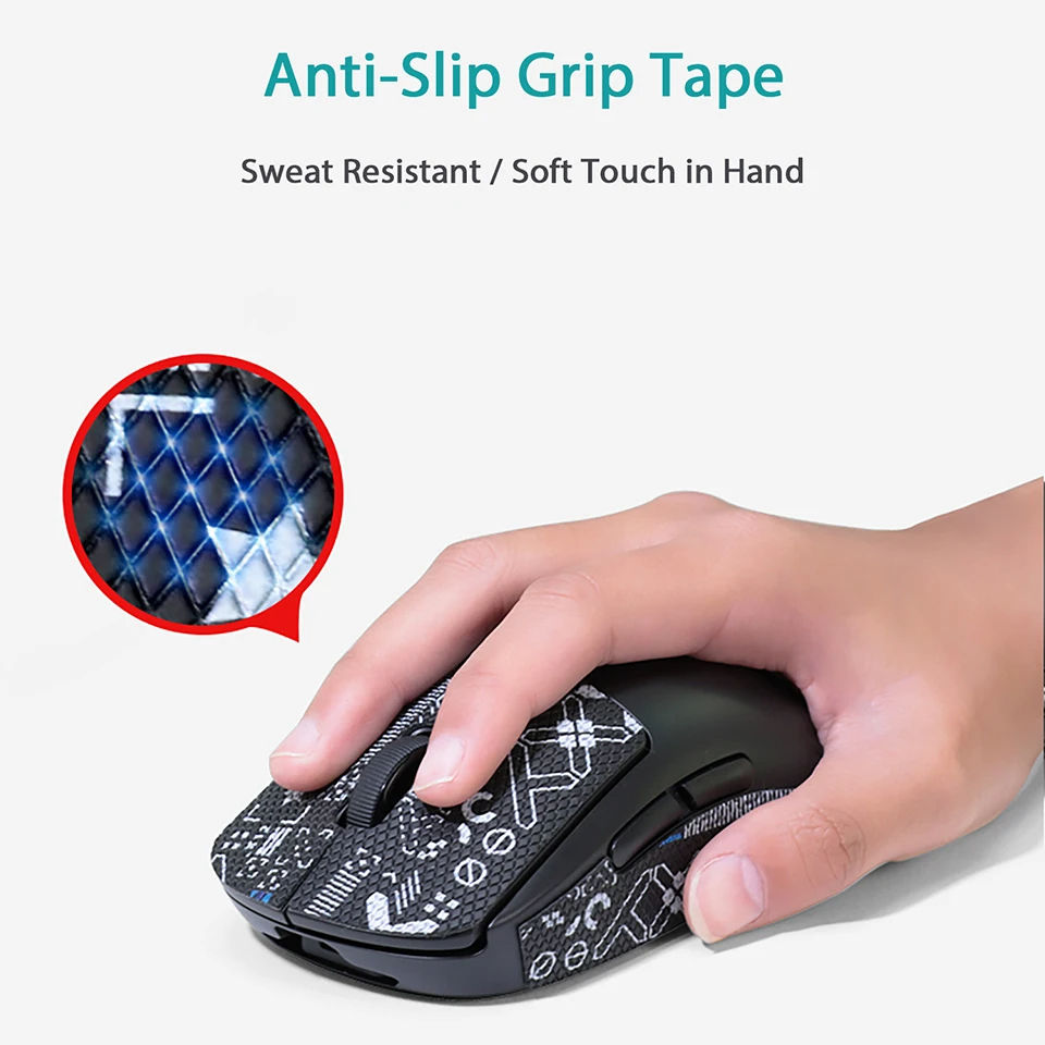 FPS Gaming Mouse Grip Tape Pack (Variant W23)