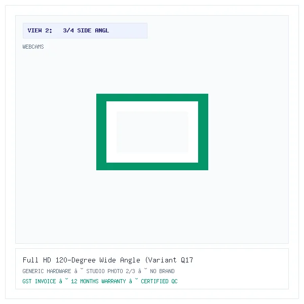 Full HD 120-Degree Wide Angle (Variant Q17) - Image 2 — 3/4 Side Angle View
