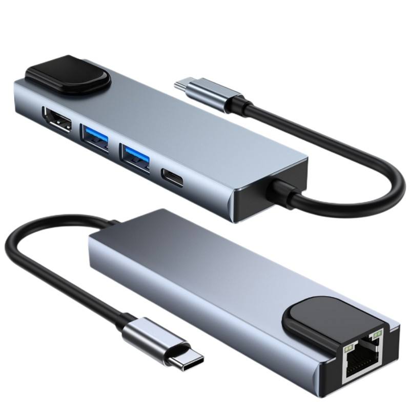 5-in-1 USB-C to Ethernet LAN (Variant X24)