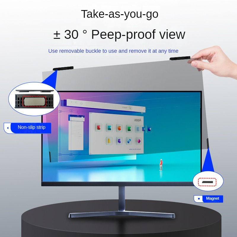 Hanging Acrylic Anti-Blue Light Protector (Variant T20) gallery image