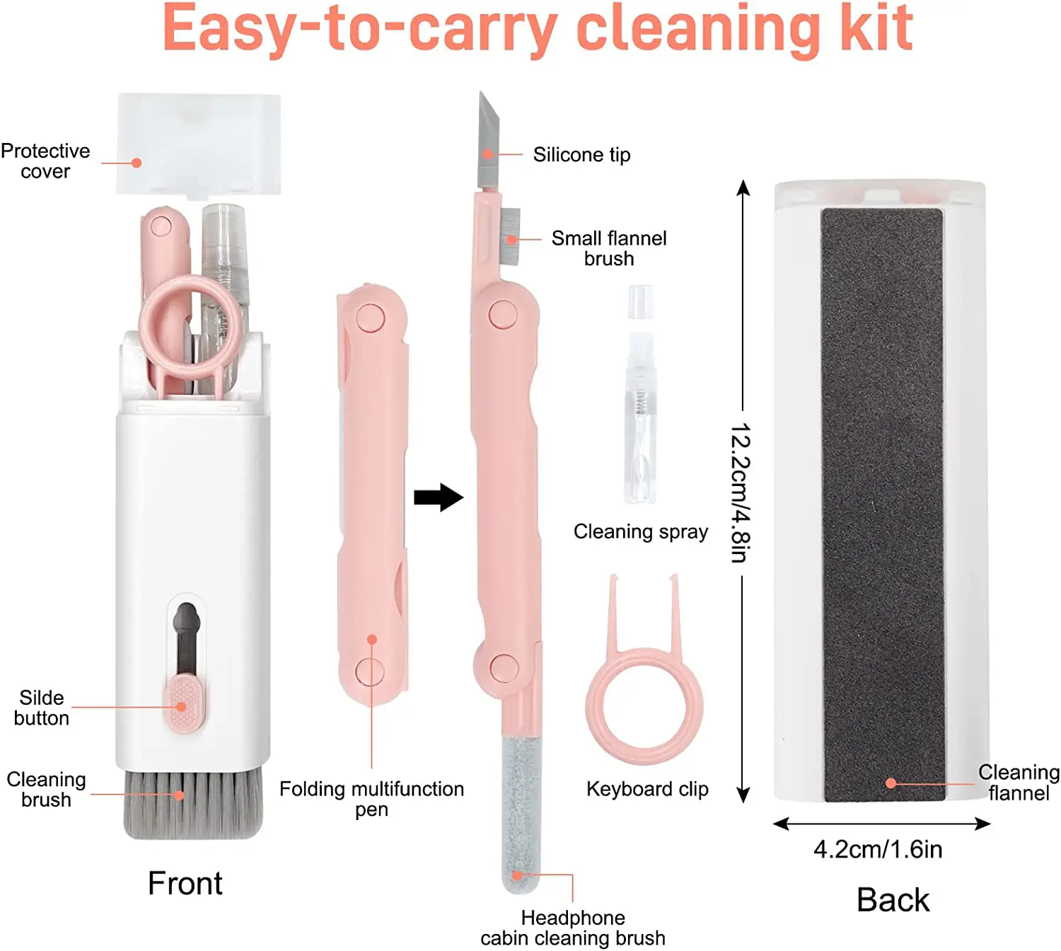 7-in-1 Electronics Screen & Keyboard Cleaning Kit (Variant A1) image 2