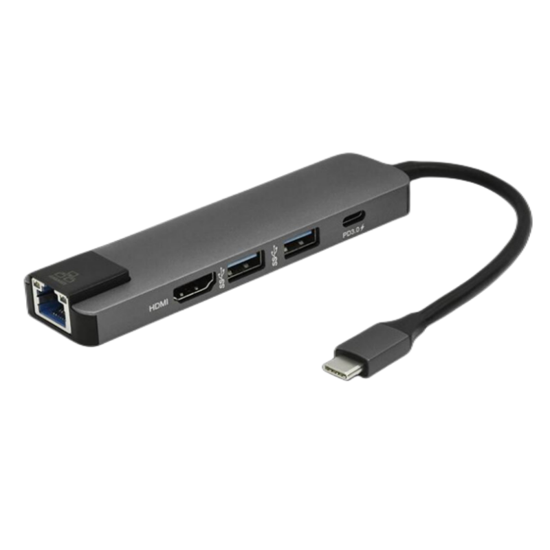5-in-1 USB-C to Ethernet LAN (Variant X24) gallery image