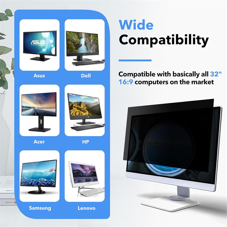 Privacy Screen Shield with Adhesive (Variant F6) gallery image
