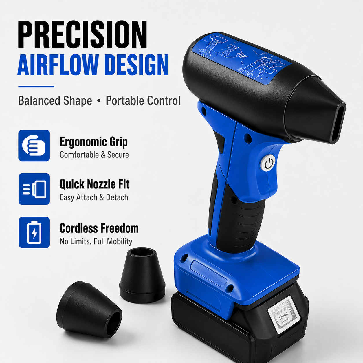 Electric Cordless Air Duster Blower (Variant B2) gallery image