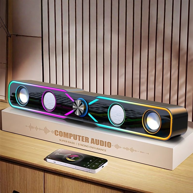 RGB Desktop Computer Soundbar (Variant C3) gallery image
