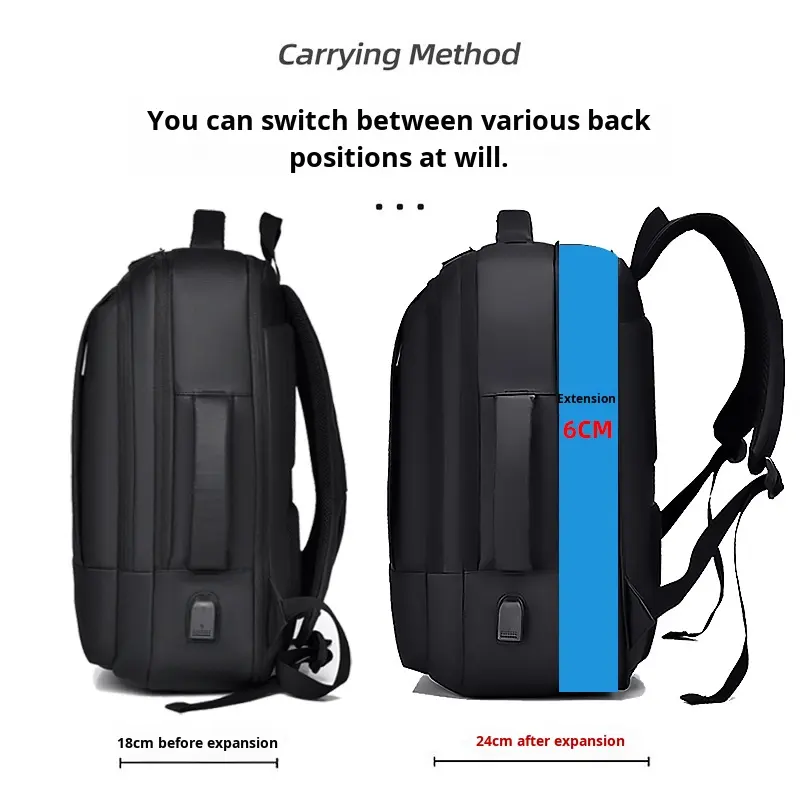 Expandable Travel Backpack 17.3″ (Variant T20) gallery image