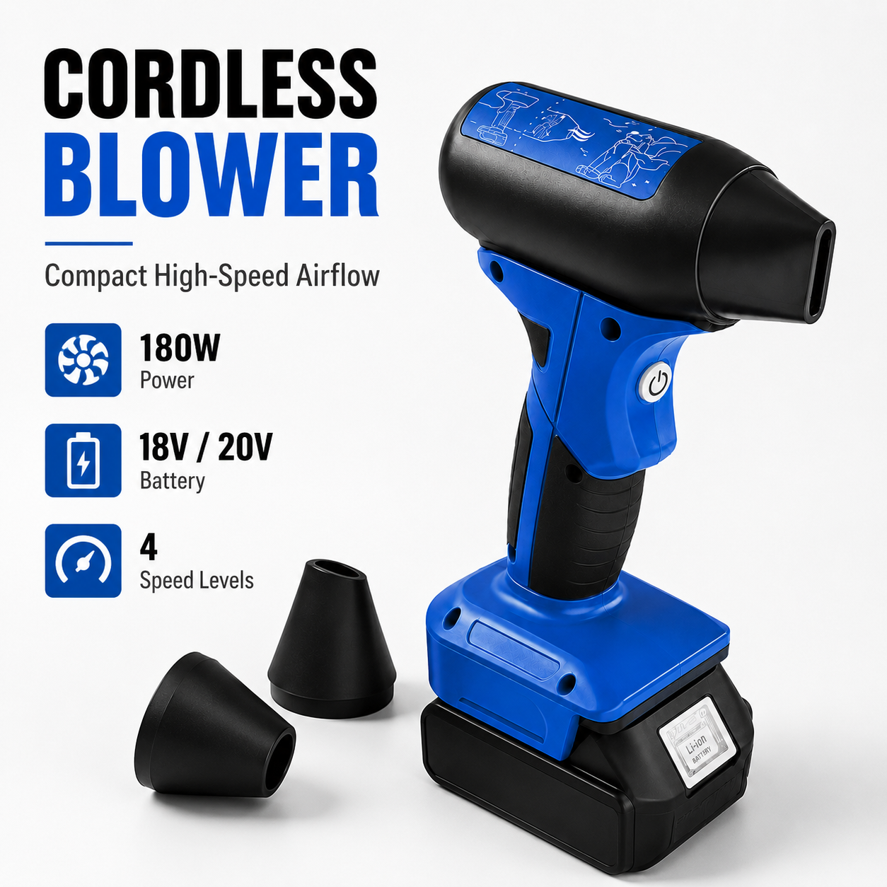 Electric Cordless Air Duster Blower (Variant B2) gallery image