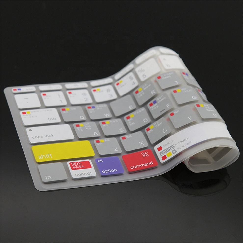 Colored Printed Shortcuts Silicone Skin (Variant E5) gallery image