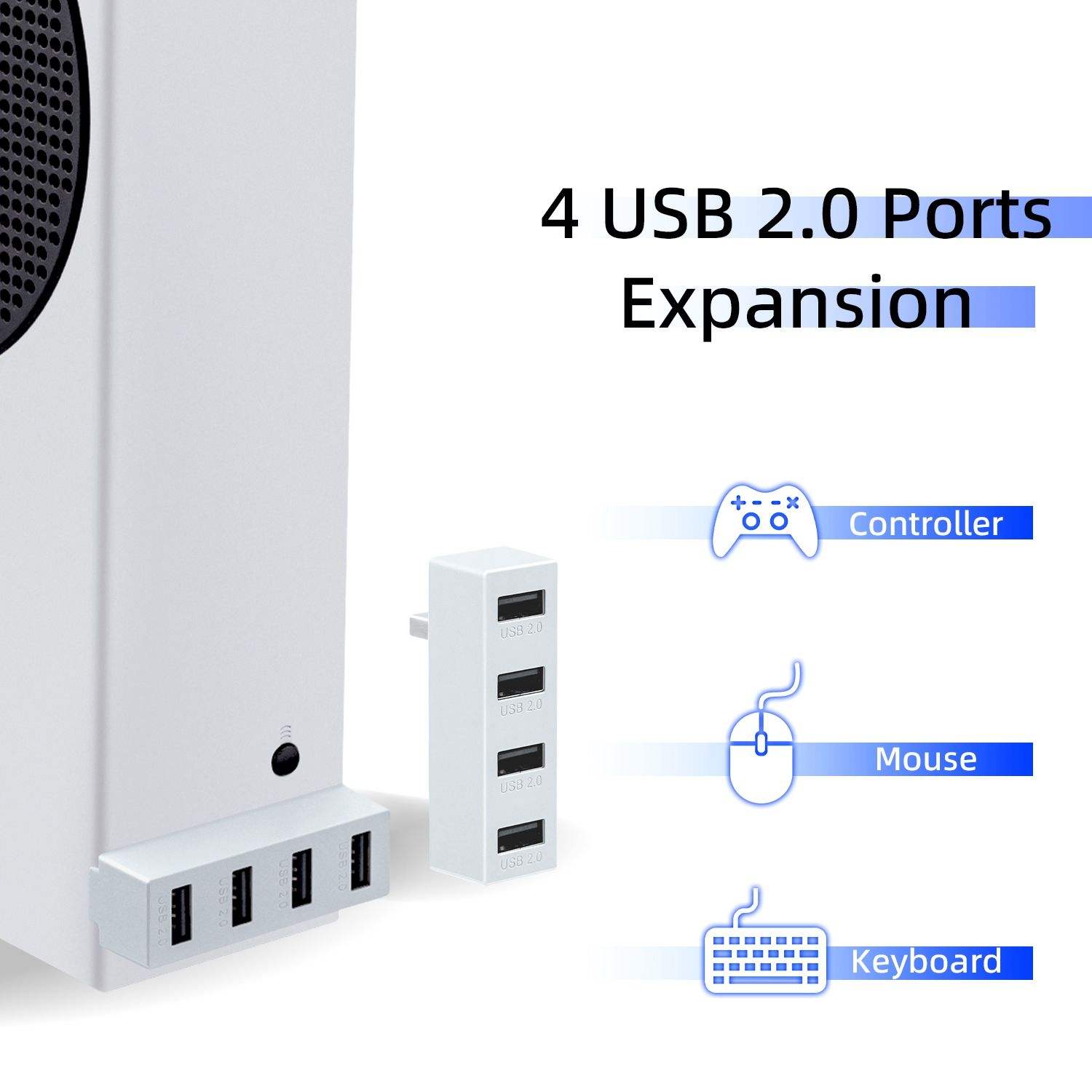 4-Port Slim USB 2.0 Desktop (Variant E5) gallery image