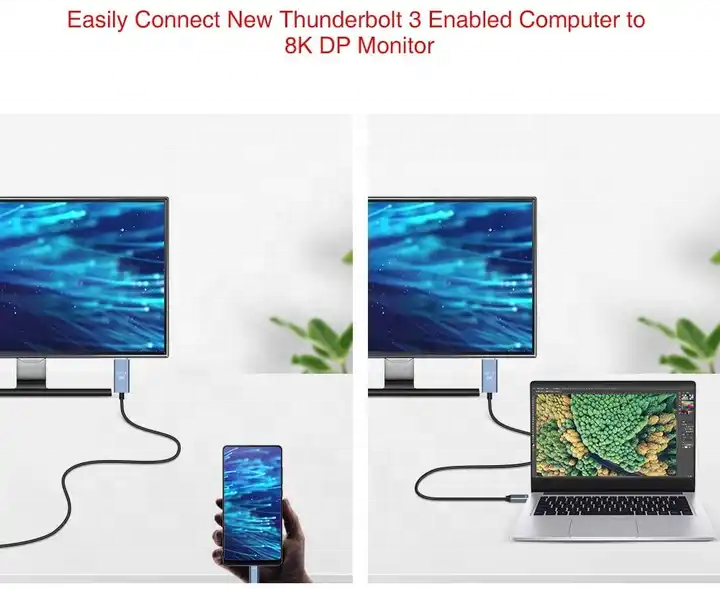 DisplayPort 1.4 Cable 4K@144Hz (Variant D4) gallery image
