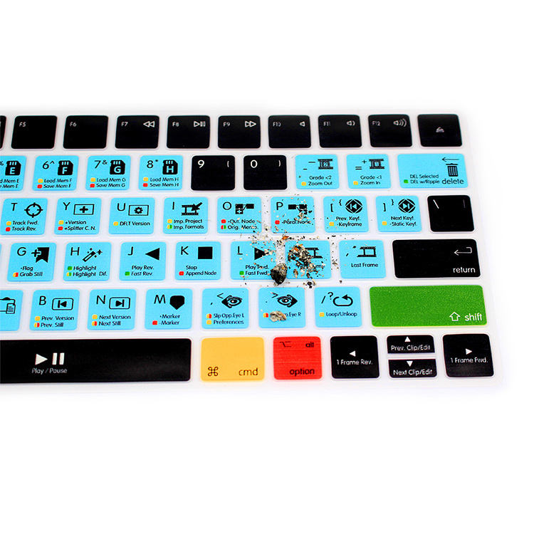 Colored Printed Shortcuts Silicone Skin (Variant Z26) image 1