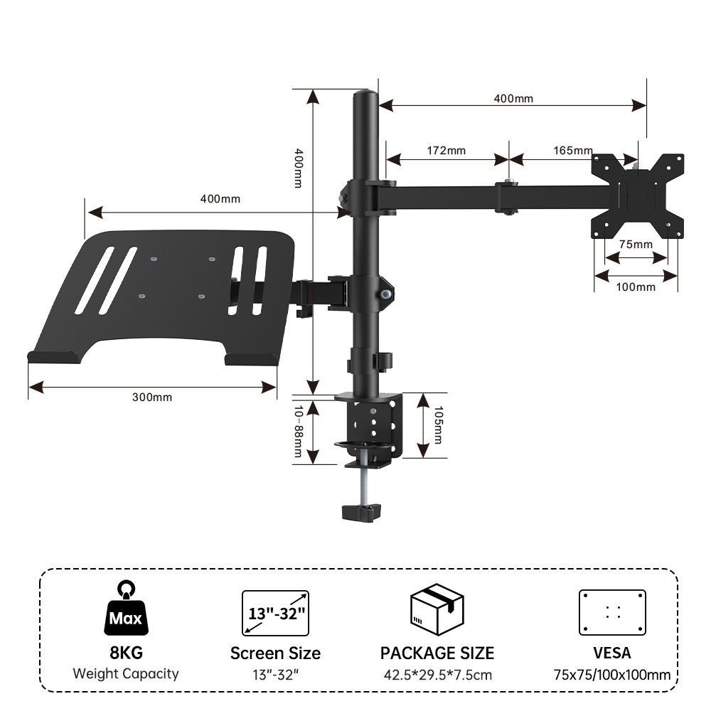 Heavy-Duty Steel Monitor Riser (Variant G7) gallery image
