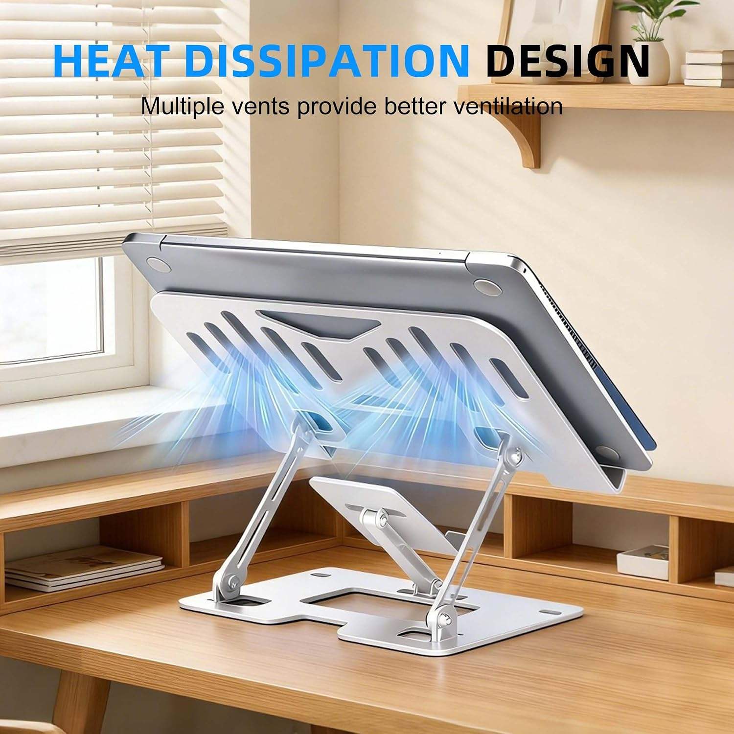 Ergonomic Desk Laptop Shelf (Variant E5) gallery image