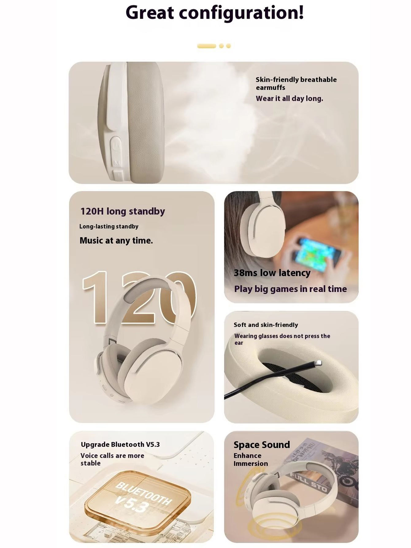 Wireless Bluetooth Over-Ear (Variant P16) gallery image