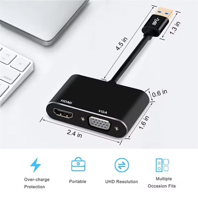 HDMI to VGA with Audio (Variant W23) gallery image