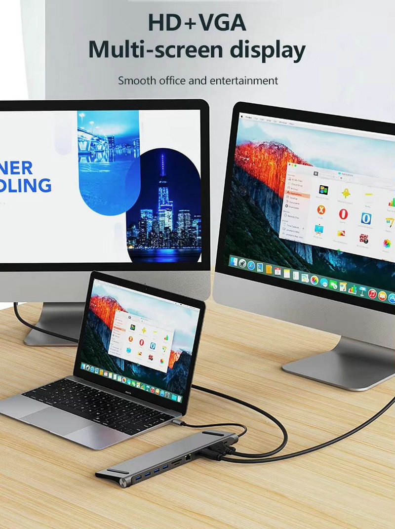 11-in-1 Dual 4K Display Docking (Variant C3) gallery image