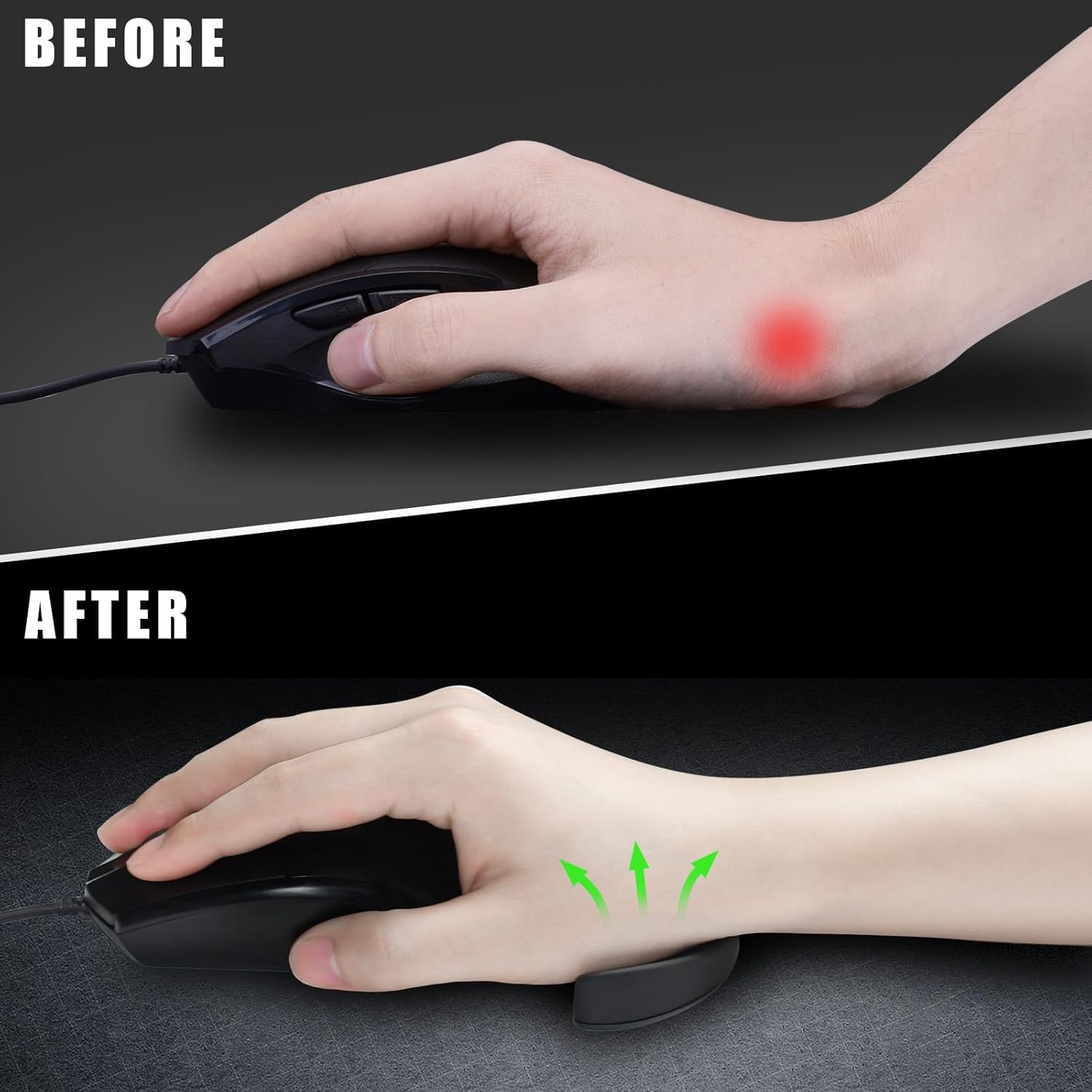 Gliding Ergonomic Wrist Rest Support (Variant P16) view 2