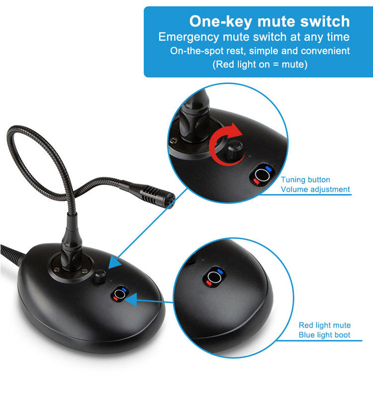Gooseneck USB Desktop Conference Microphone (Variant R18)
