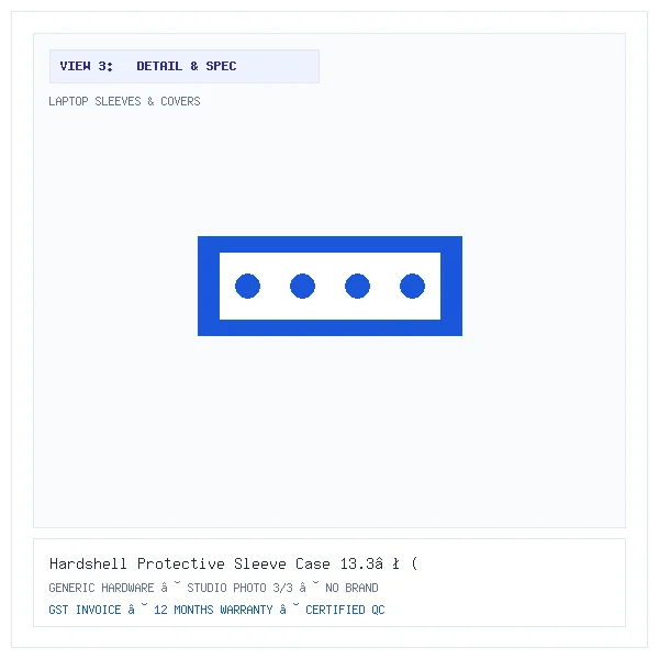 Hardshell Protective Sleeve Case 13.3″ (Variant C3) - Image 3 — Detail & Specifications View