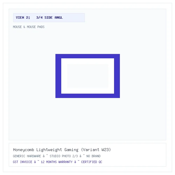 Honeycomb Lightweight Gaming (Variant W23) - Image 2 — 3/4 Side Angle View