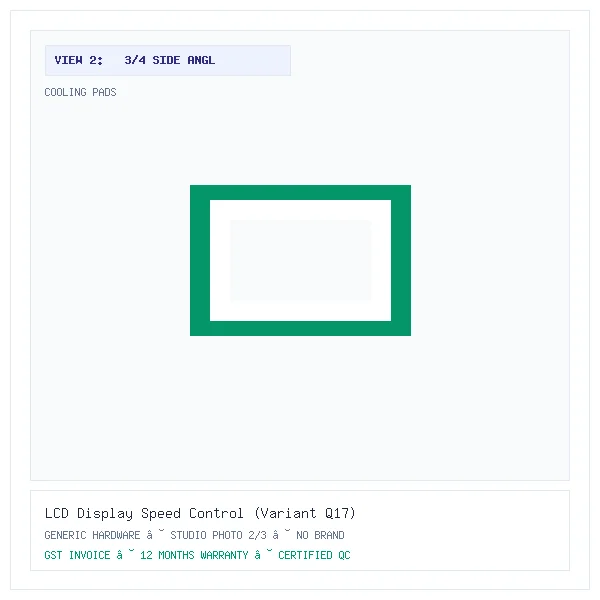 LCD Display Speed Control (Variant Q17) - Image 2 — 3/4 Side Angle View