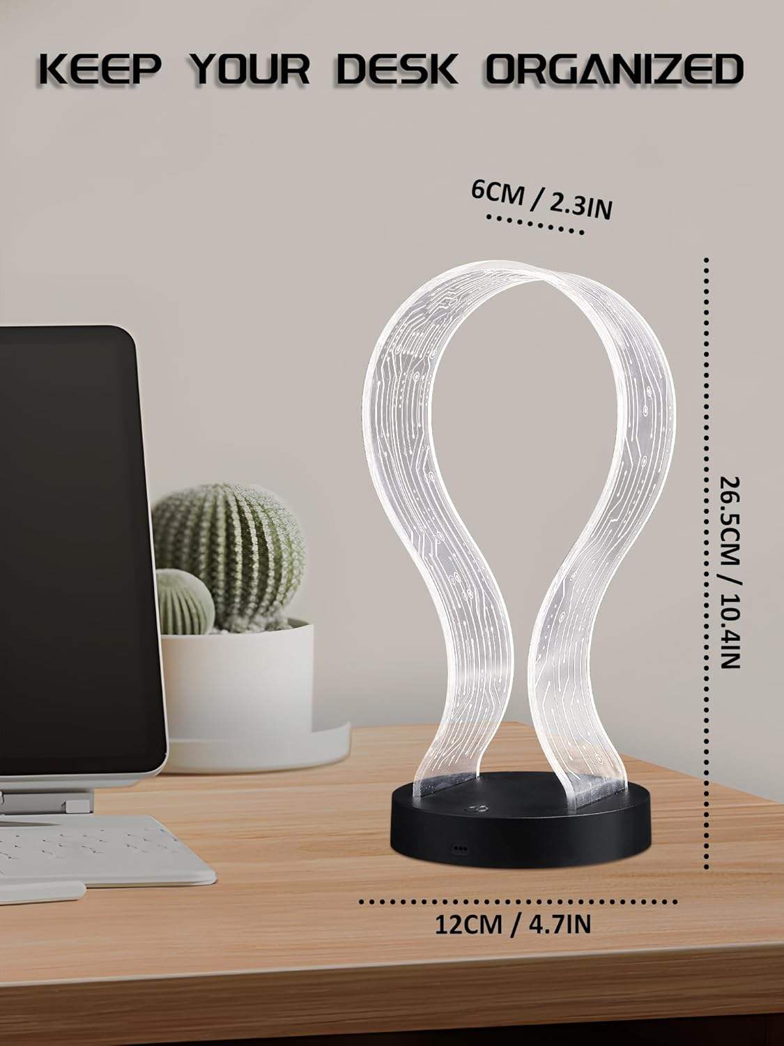 Multifunctional Headphone Stand with USB Charger (Variant G7)