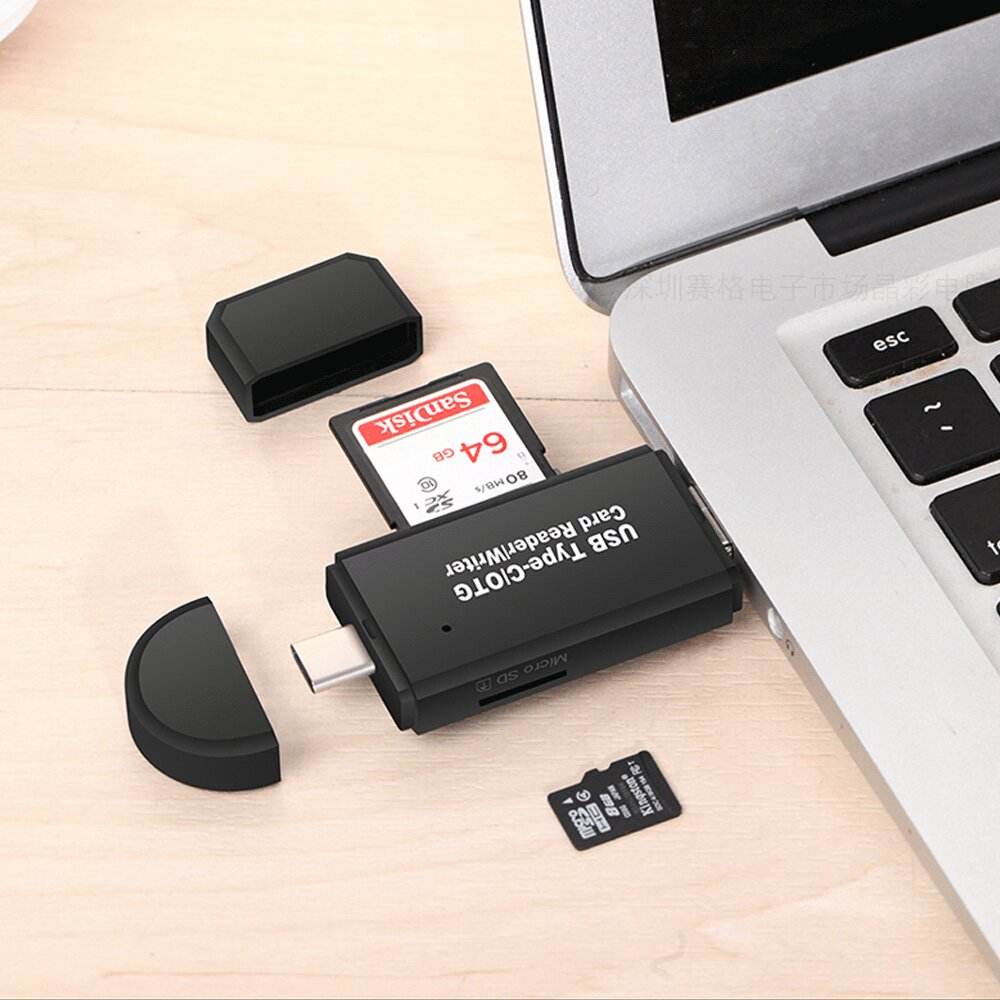 OTG Type-C Phone & Laptop Card Reader (Variant X24) Gallery View 2
