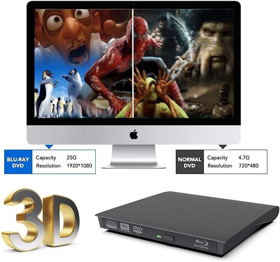 Pop-Out Tray External USB 3.0 DVD Rewriter (Variant E5) view 3