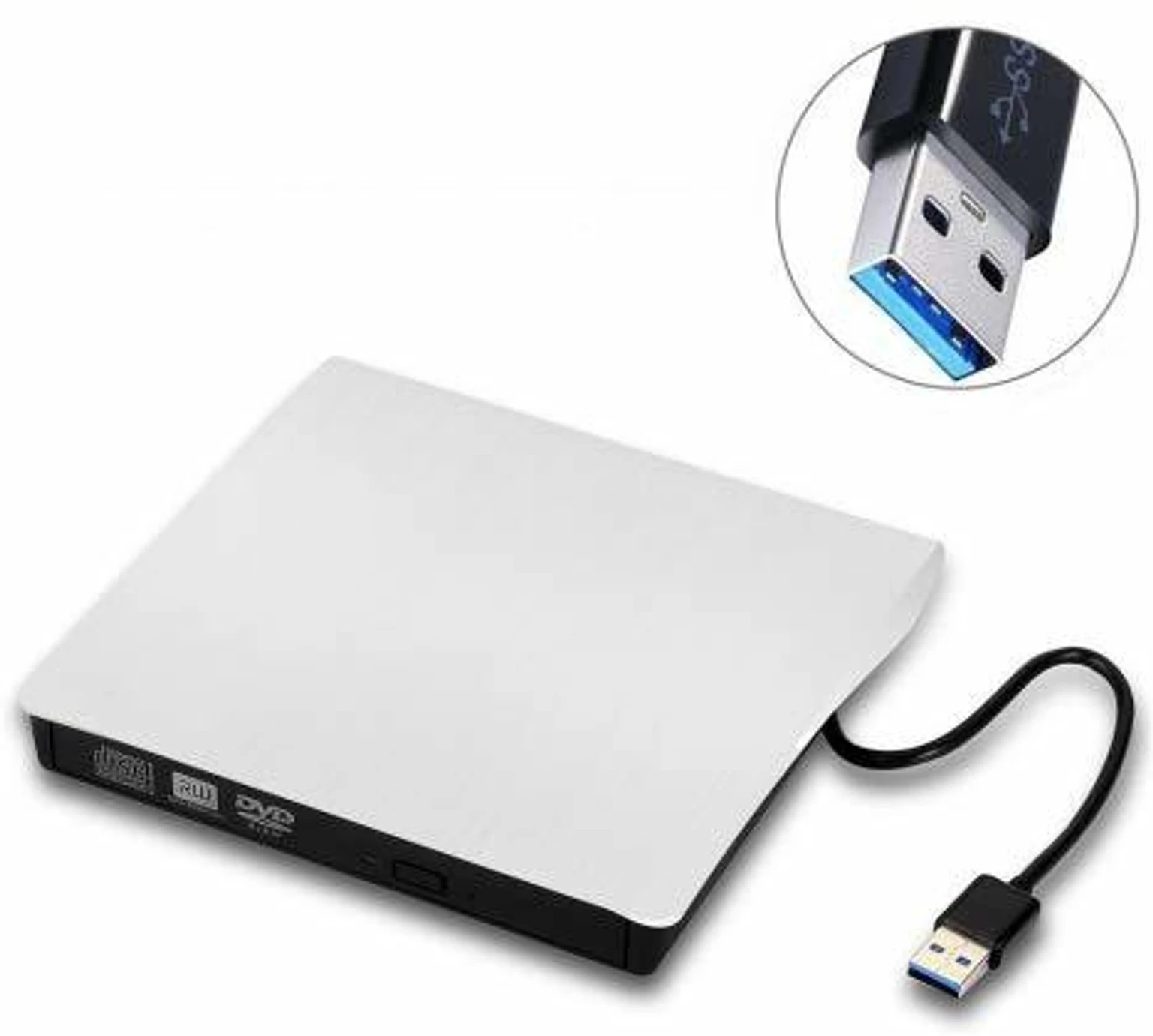 Pop-Out Tray External USB 3.0 DVD Rewriter (Variant Q17) view 3