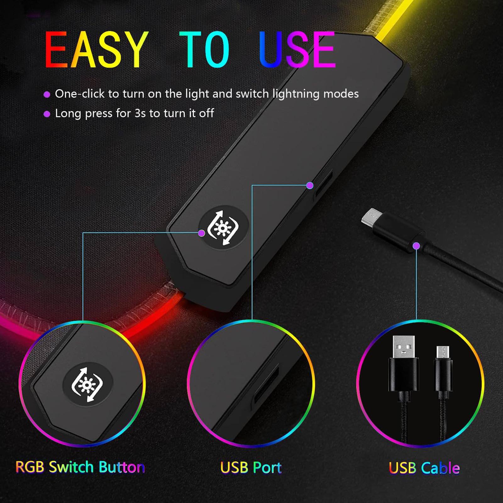 RGB Gaming Mouse Pad Extended (800x300mm) (Variant M13) view 3