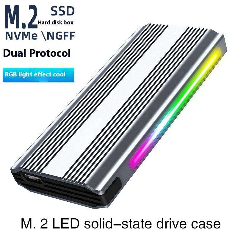 Rugged Shockproof M.2 NVMe SSD Enclosure (Variant J10) Gallery View 3