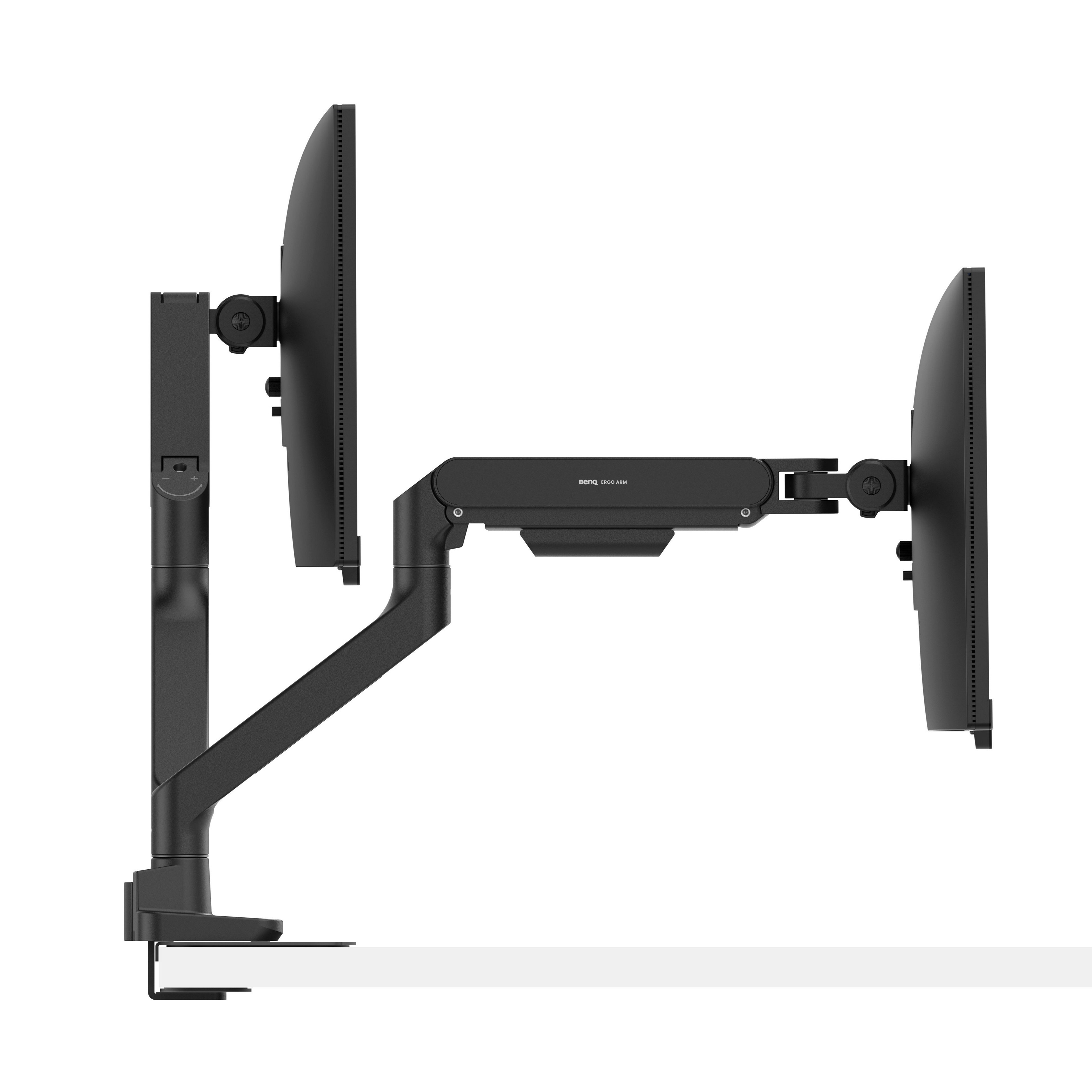 Single Gas Spring Adjustable Monitor Arm Desk Mount (Variant A1)