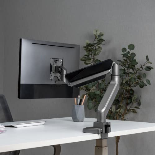 Single Gas Spring Adjustable Monitor Arm Desk Mount (Variant S19)