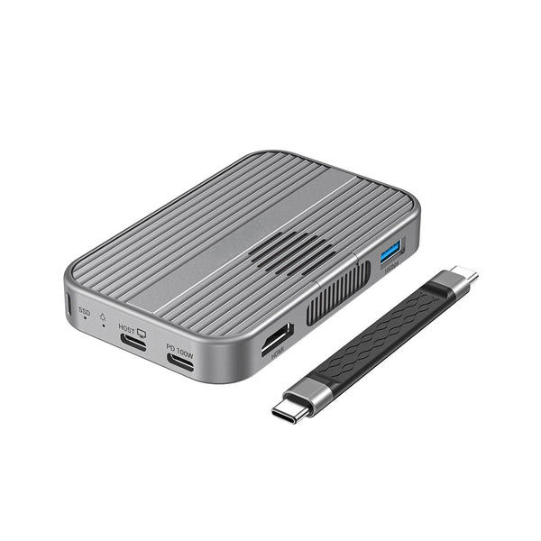 Tool-Free Dual Protocol M.2 NVMe & SATA Enclosure (Variant I9) Gallery View 2