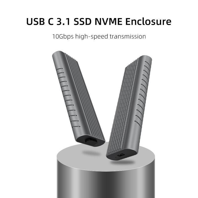 Tool-Free Dual Protocol M.2 NVMe & SATA Enclosure (Variant O15) Gallery View 2