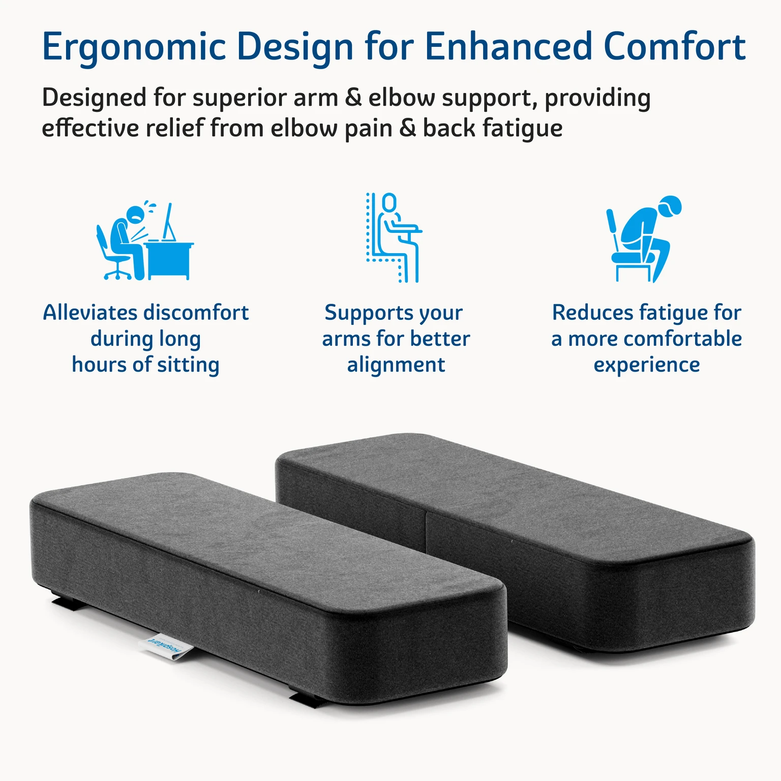 Under-Desk Ergonomic Footrest Cushion (Variant F6)
