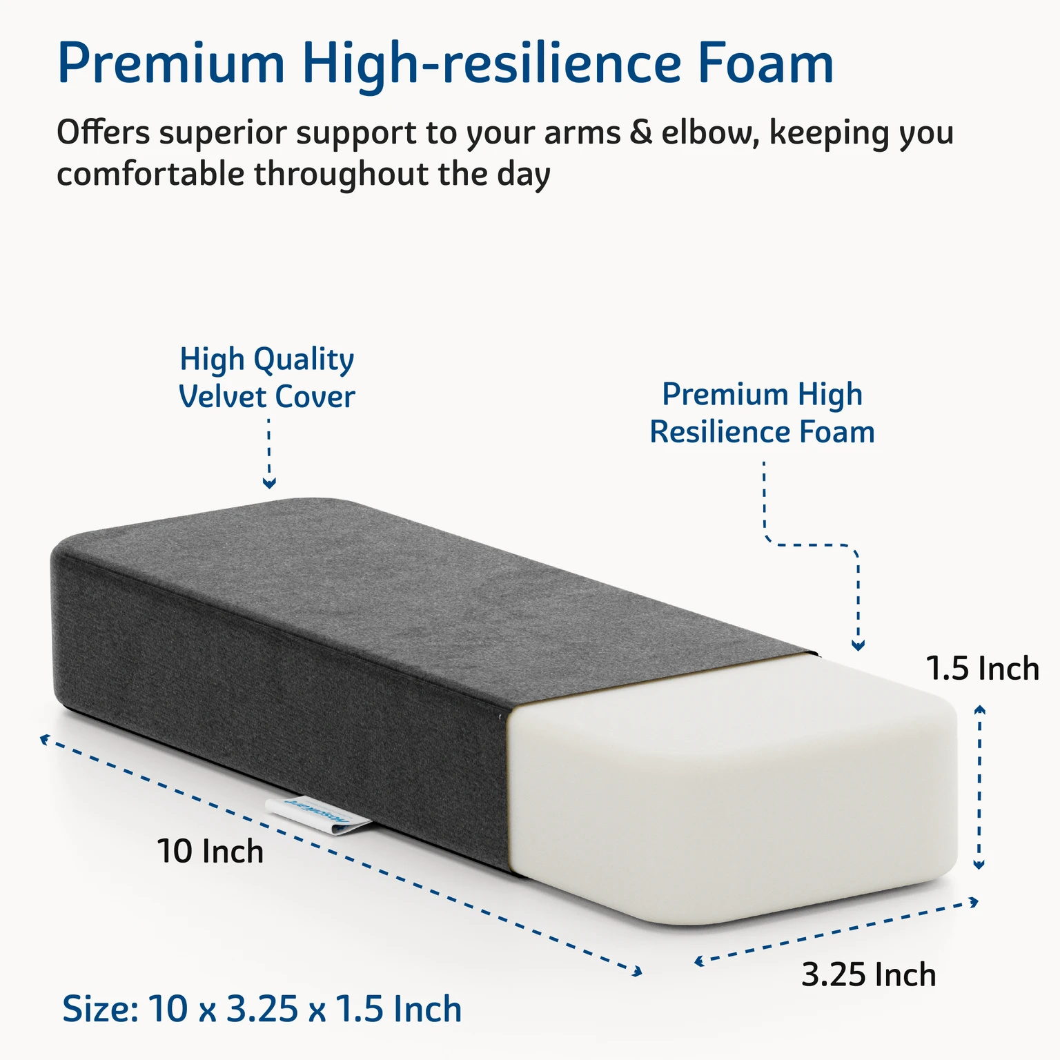 Under-Desk Ergonomic Footrest Cushion (Variant F6) view 2