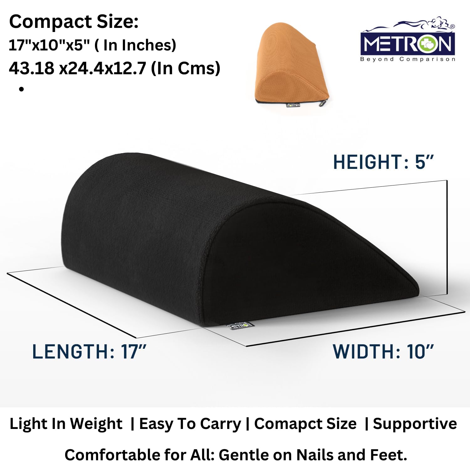 Under-Desk Ergonomic Footrest Cushion (Variant L12) view 3