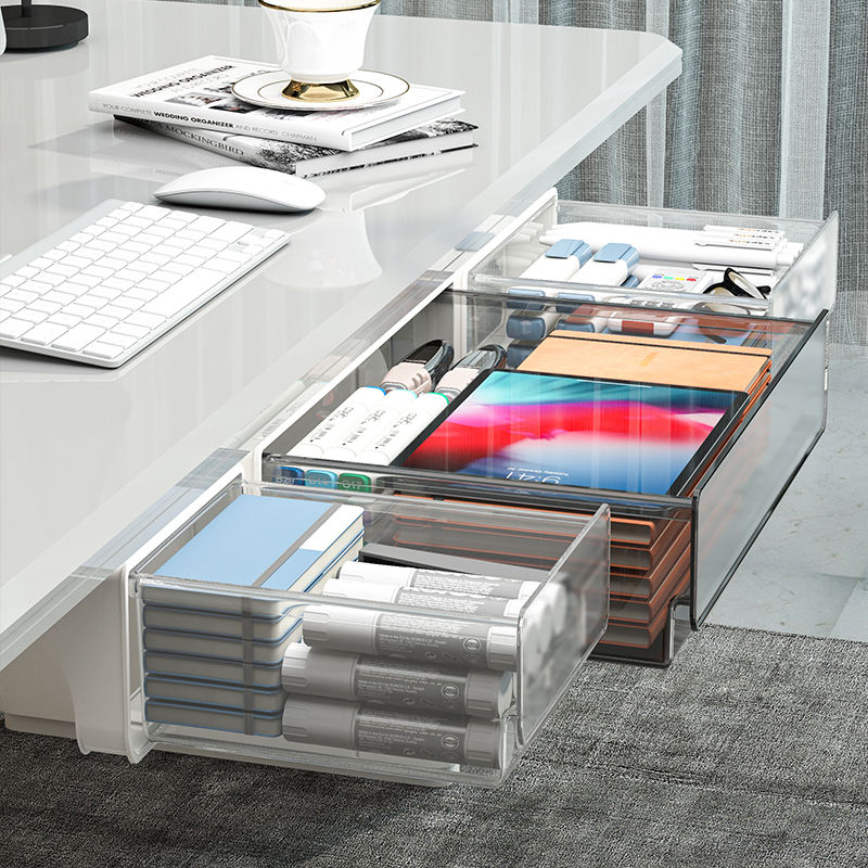 Under-Desk Pull-Out Drawer Organizer (Variant J10) - Image 2