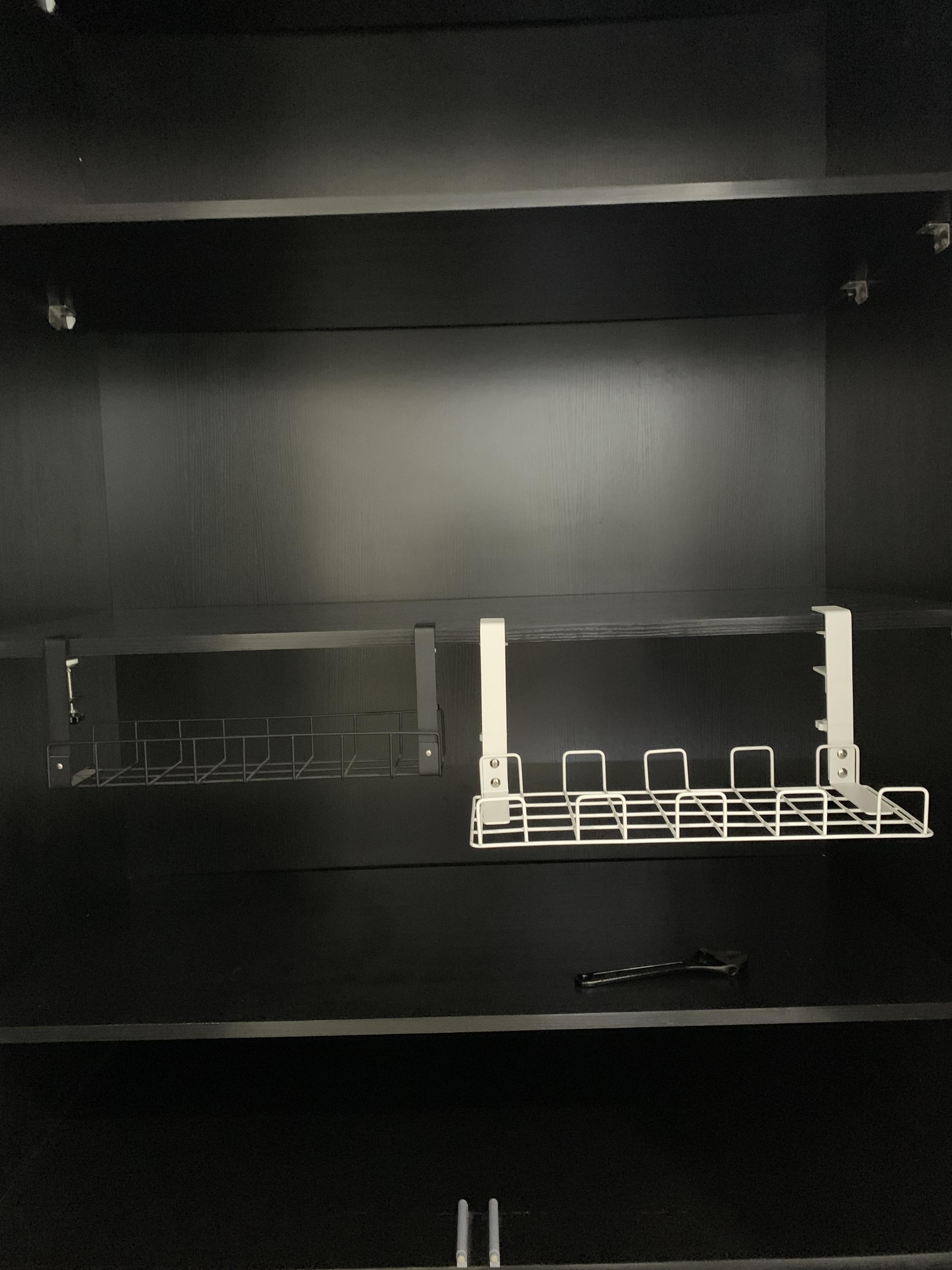 Under-Desk Steel Wire Cable Tray Basket (Variant Z26)