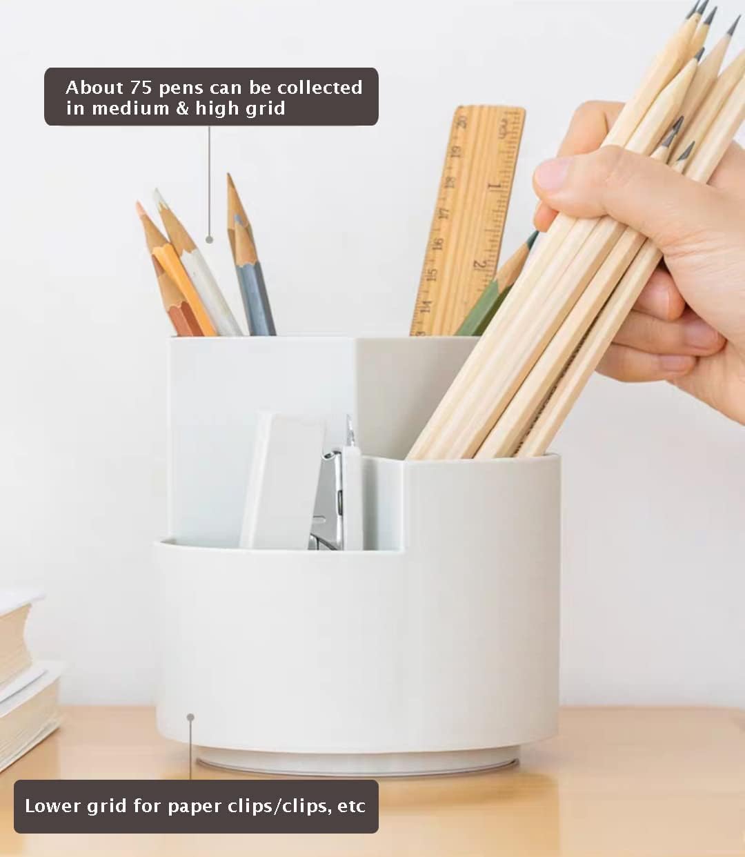 Under-Monitor Storage Organizer Shelf Tray (Variant X24) view 3