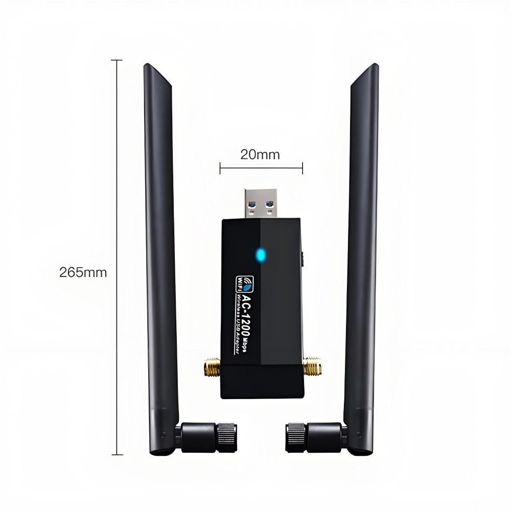 USB 3.0 AC1300 Dual Band Wi-Fi Adapter (Variant B2) view 2