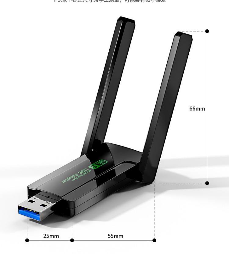 USB 3.0 AC1300 Dual Band Wi-Fi Adapter (Variant Z26)