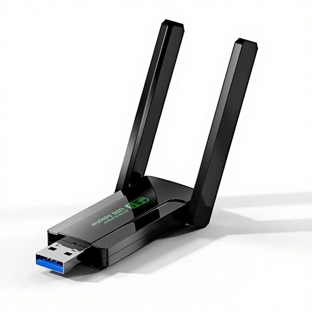 USB 3.0 AC1300 Dual Band Wi-Fi Adapter (Variant Z26) view 2