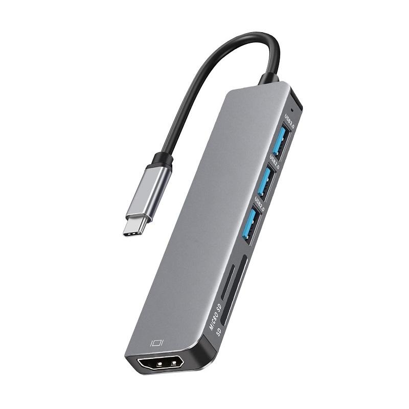 USB-C & USB 3.0 Dual Slot SD / MicroSD (Variant S19) Gallery View 3