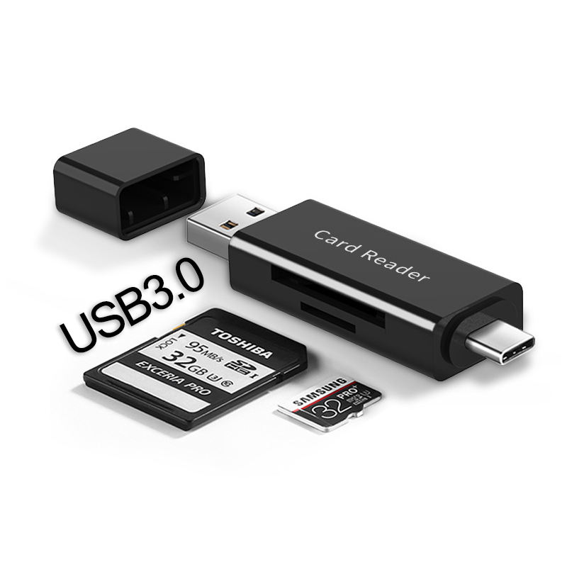 USB-C & USB 3.0 Dual Slot SD / MicroSD (Variant Y25)