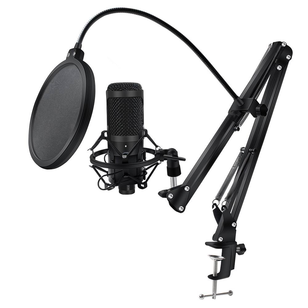 USB Condenser Studio Microphone with Boom Arm (Variant A1)