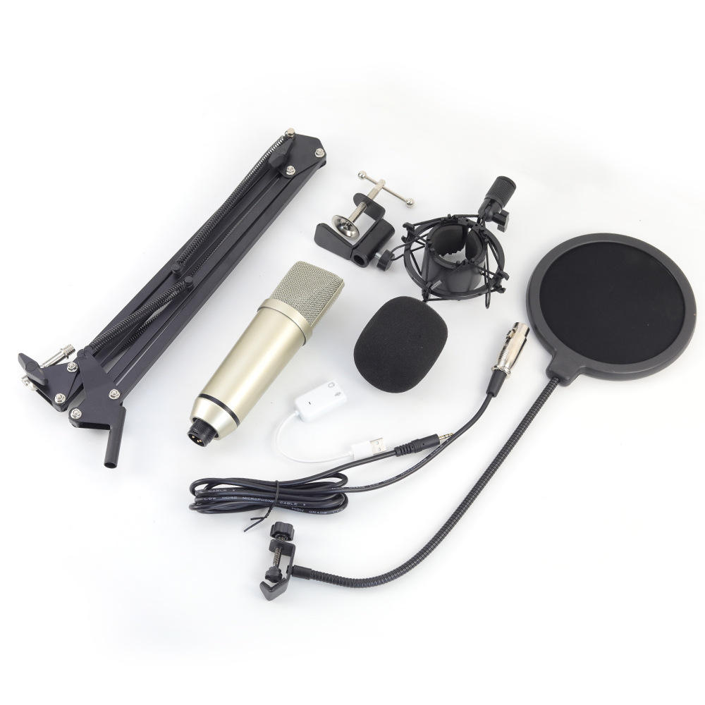 USB Condenser Studio Microphone with Boom Arm (Variant G7)