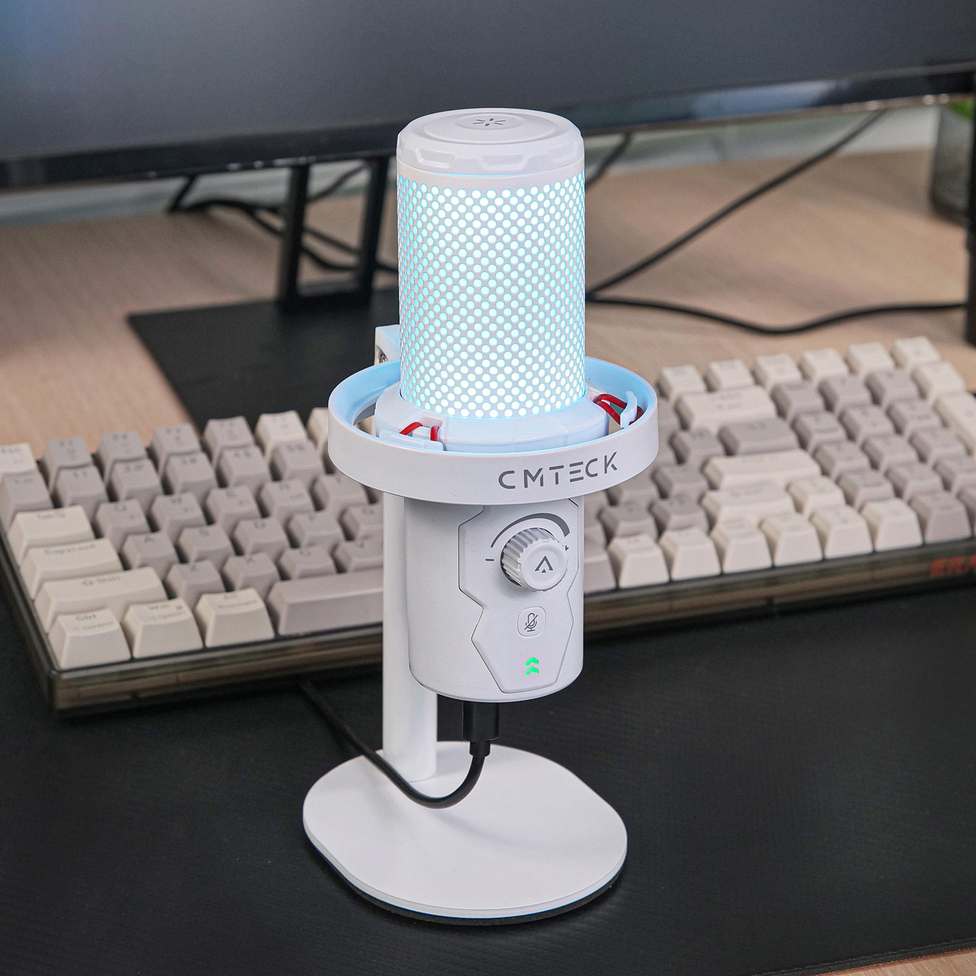 USB Desktop Microphone with Mute Button & RGB (Variant N14)