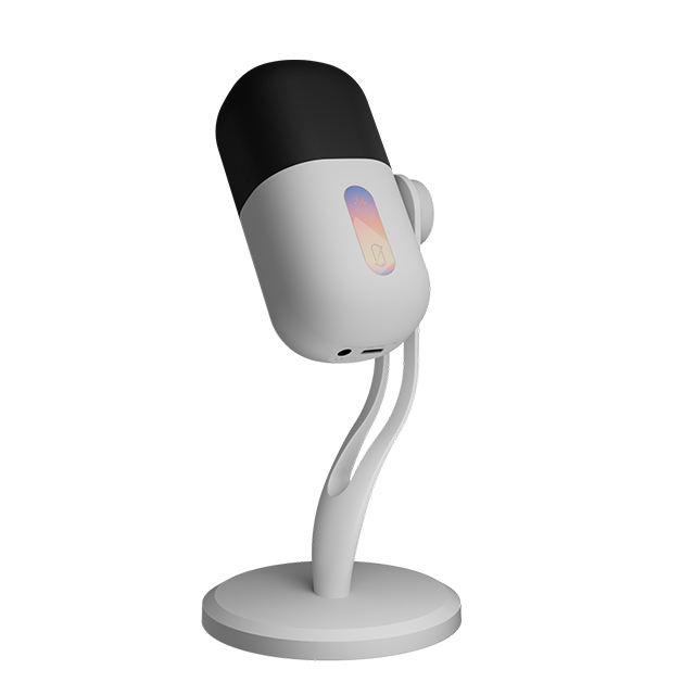 USB Desktop Microphone with Mute Button & RGB (Variant T20)